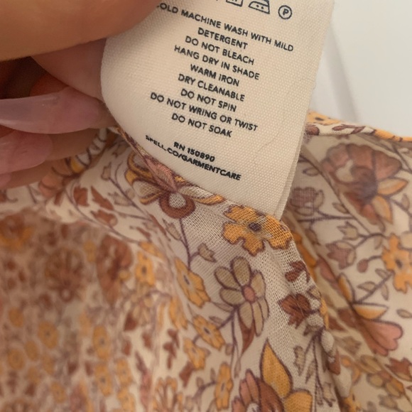 Spell Sundown Blouse Revolve Exclusive Small BNWT - Picture 5 of 5